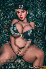 150cm M Cup WM Stpe Sex Doll Ariadne Hip Ratio View